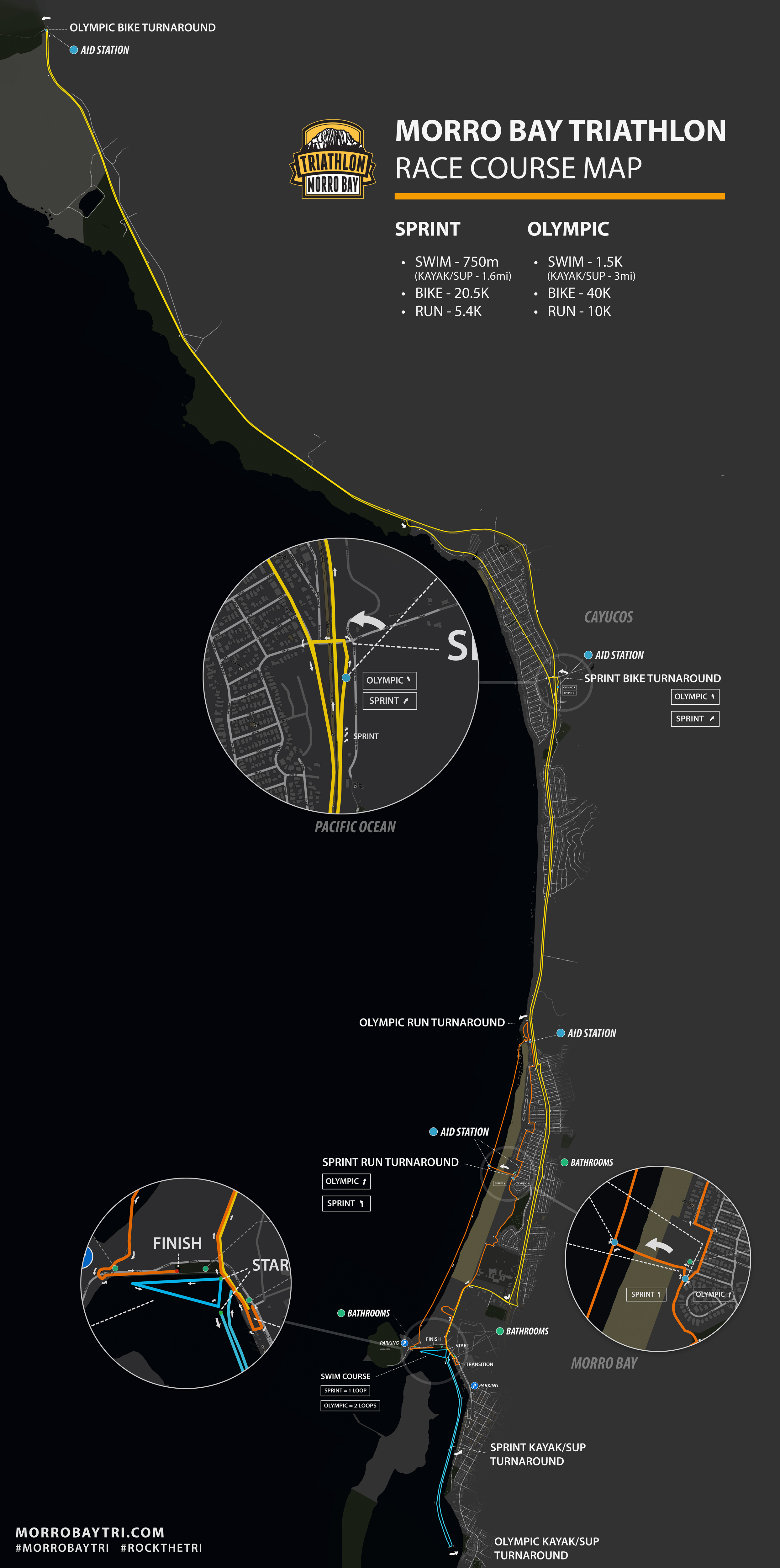 Morro Bay Tri - Overview Map
